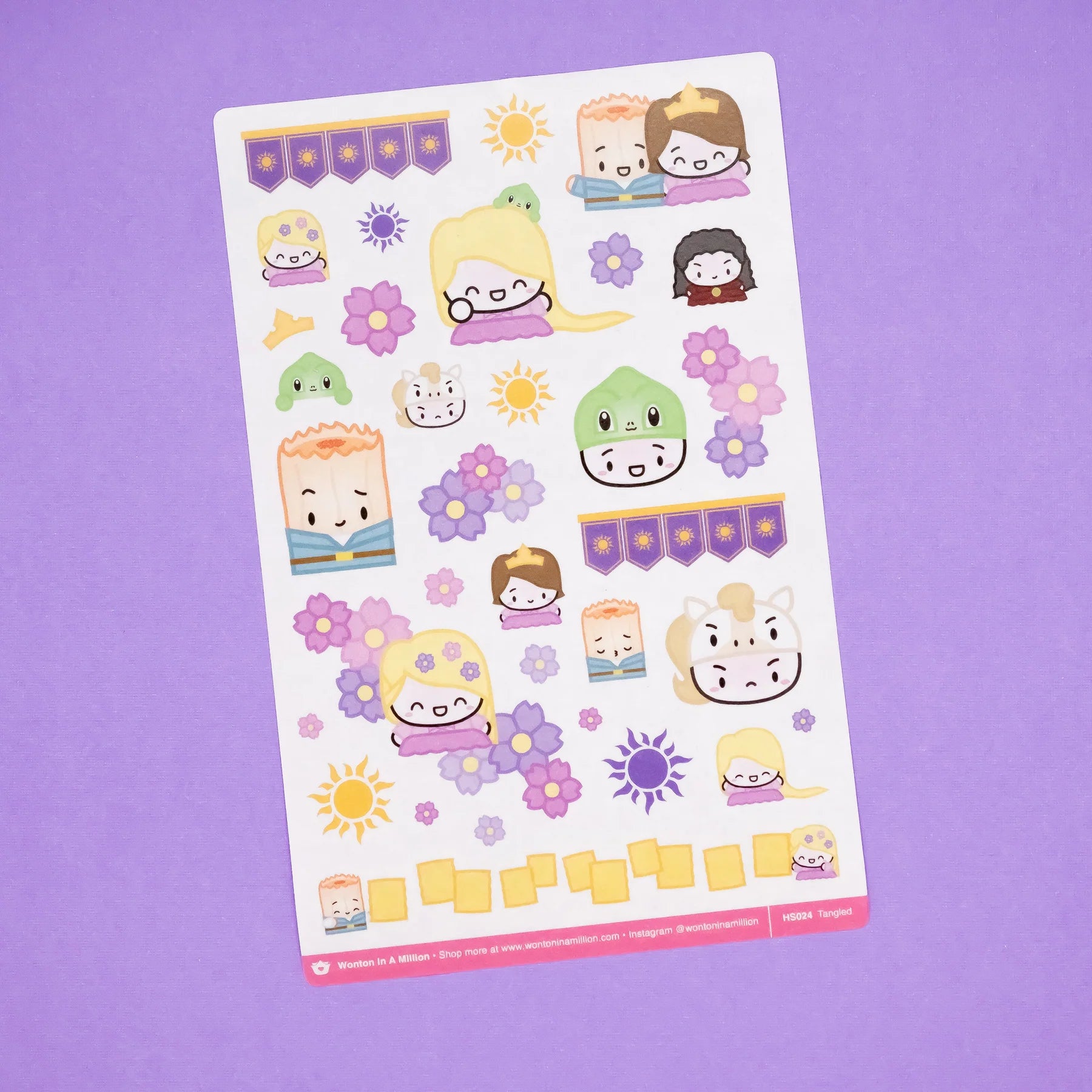 Tangled Washi Stickers
