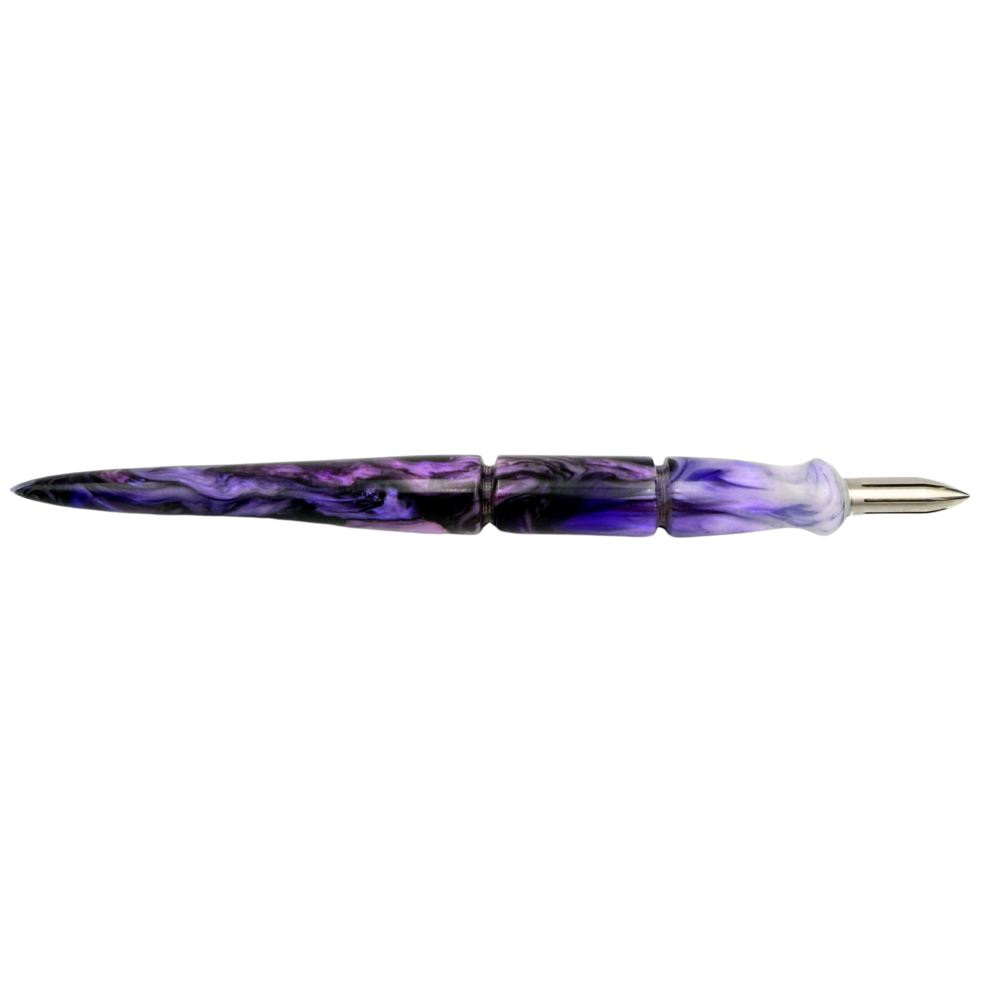 Contoured Nib Holder - Dusky Orchid Abalone