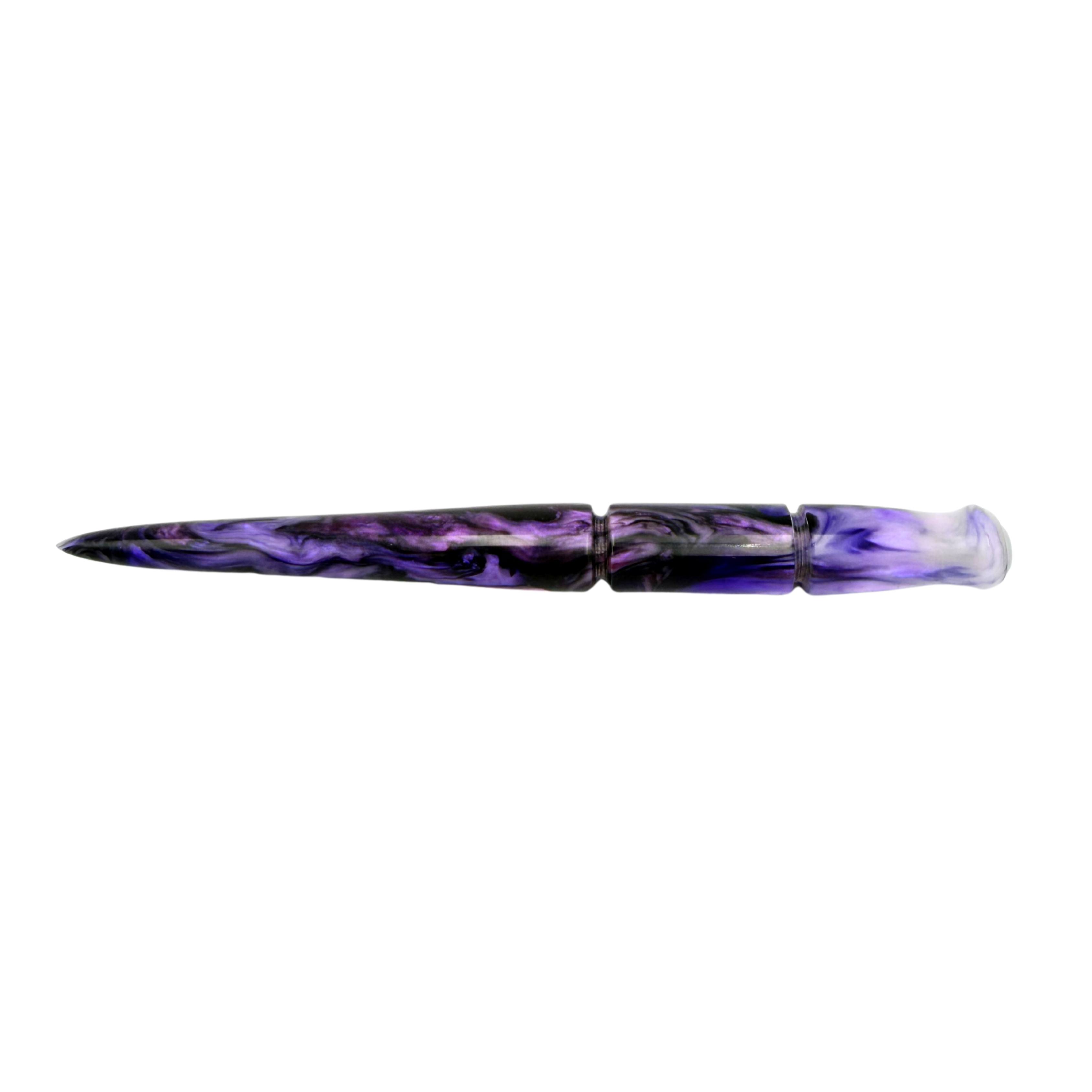 Contoured Nib Holder - Dusky Orchid Abalone