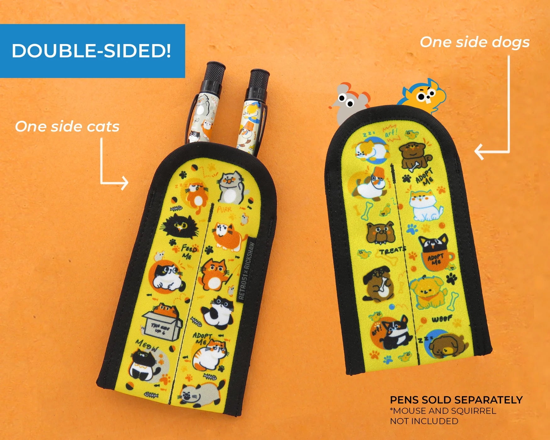 Retro 51 x Rickshaw - Dog & Cat Rescue 2-Pen Sleeve