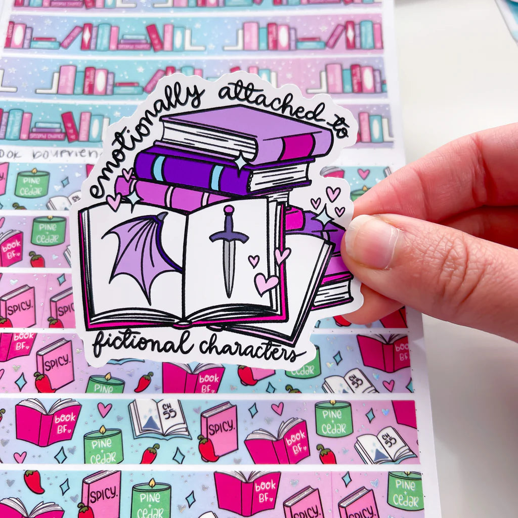 Emotionally Attached to Characters Premium Vinyl Die Cut