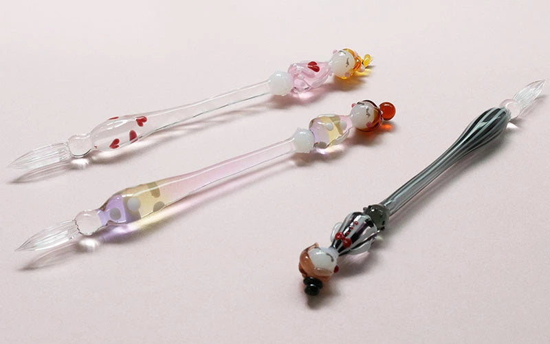 Fashionable Lady Glass Pen