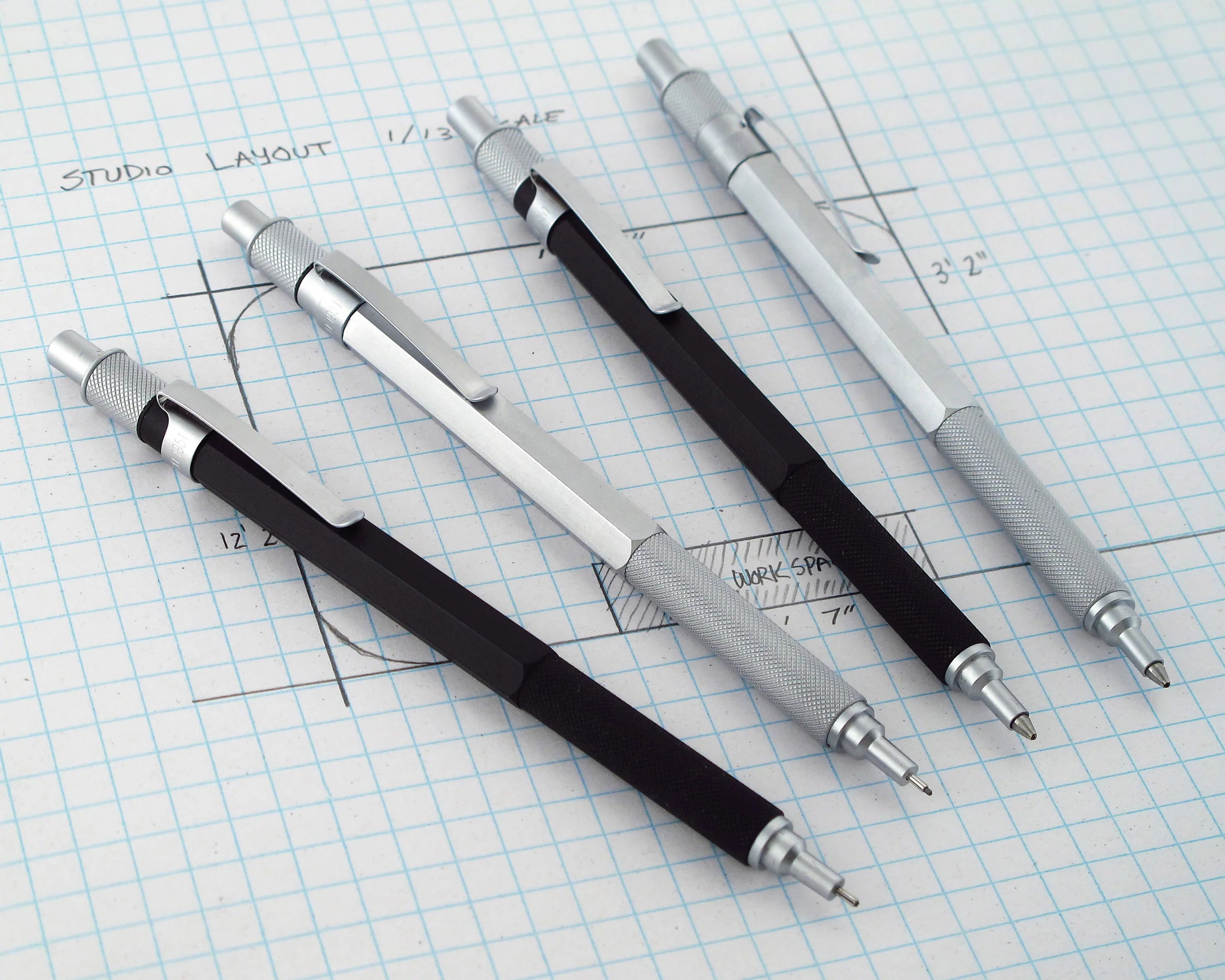 HEX-O-MATIC - Black Ballpoint