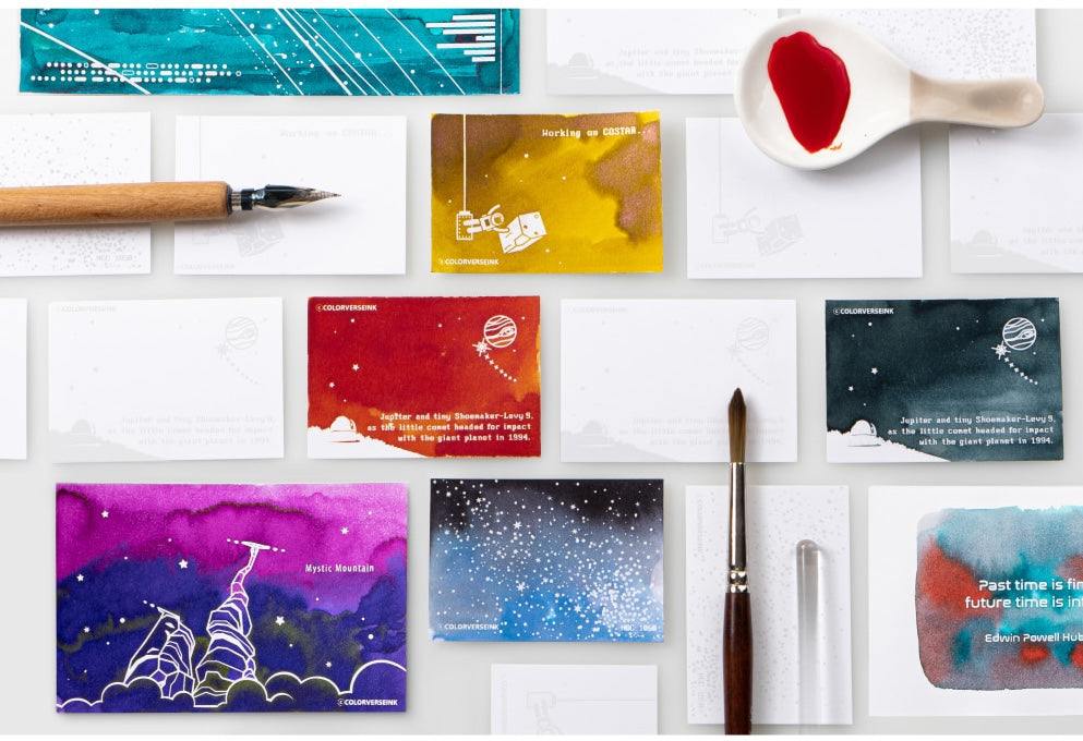 Ink Art Card Colorspace- Hubble B