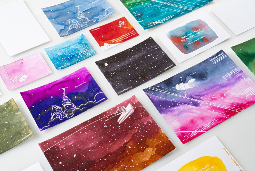 Ink Art Card Colorspace- Hubble B