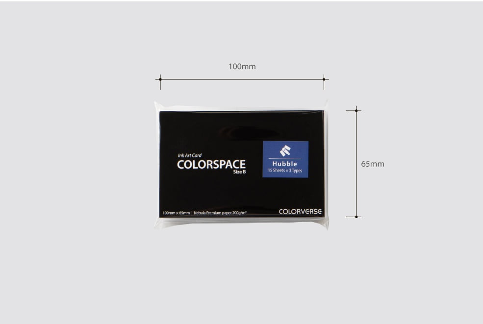 Ink Art Card Colorspace- Hubble B