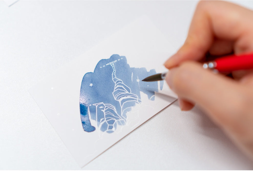 Ink Art Card Colorspace- Hubble B