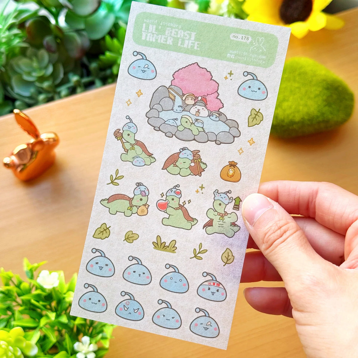 Washi Sticker - Lil' Beast Tamer Life