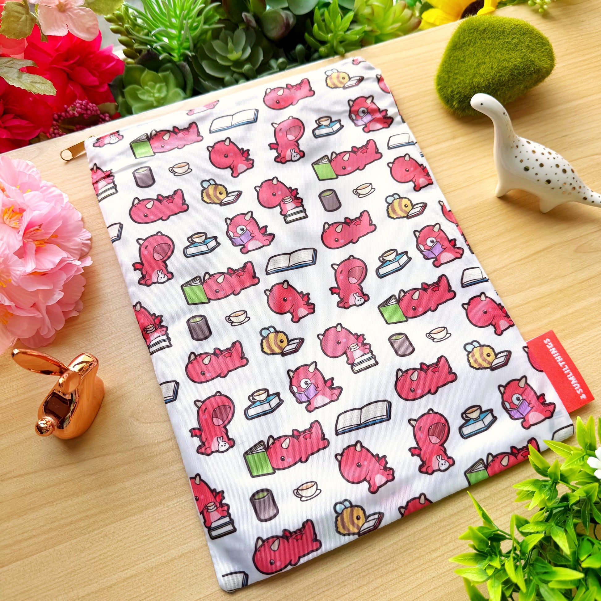 Waterproof Book Pouch - Lil' Dragons