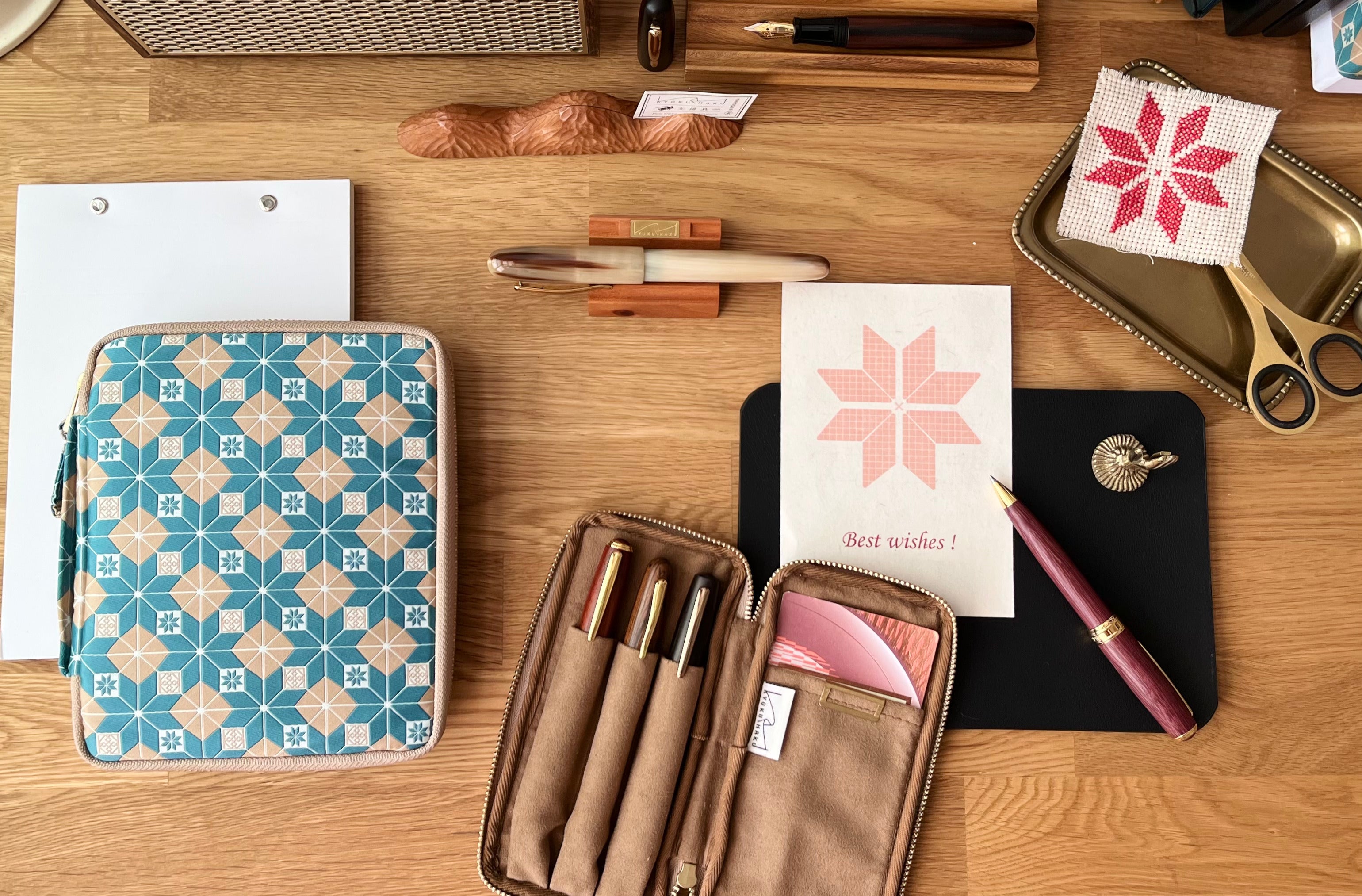 Siraya 10 Pen Case Restitch (Khaki)
