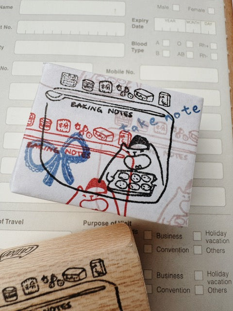 Baking Note Label