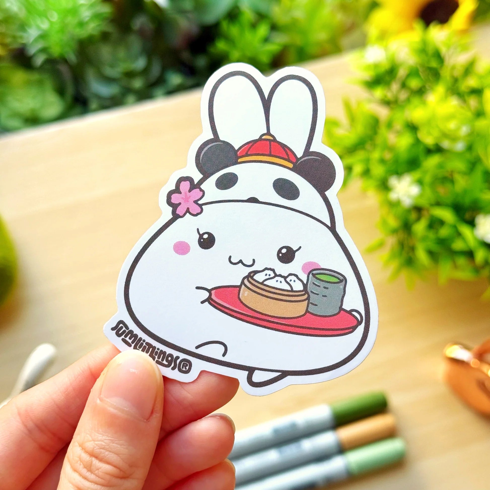 Vinyl Sticker - Mimi's Panda Teahouse