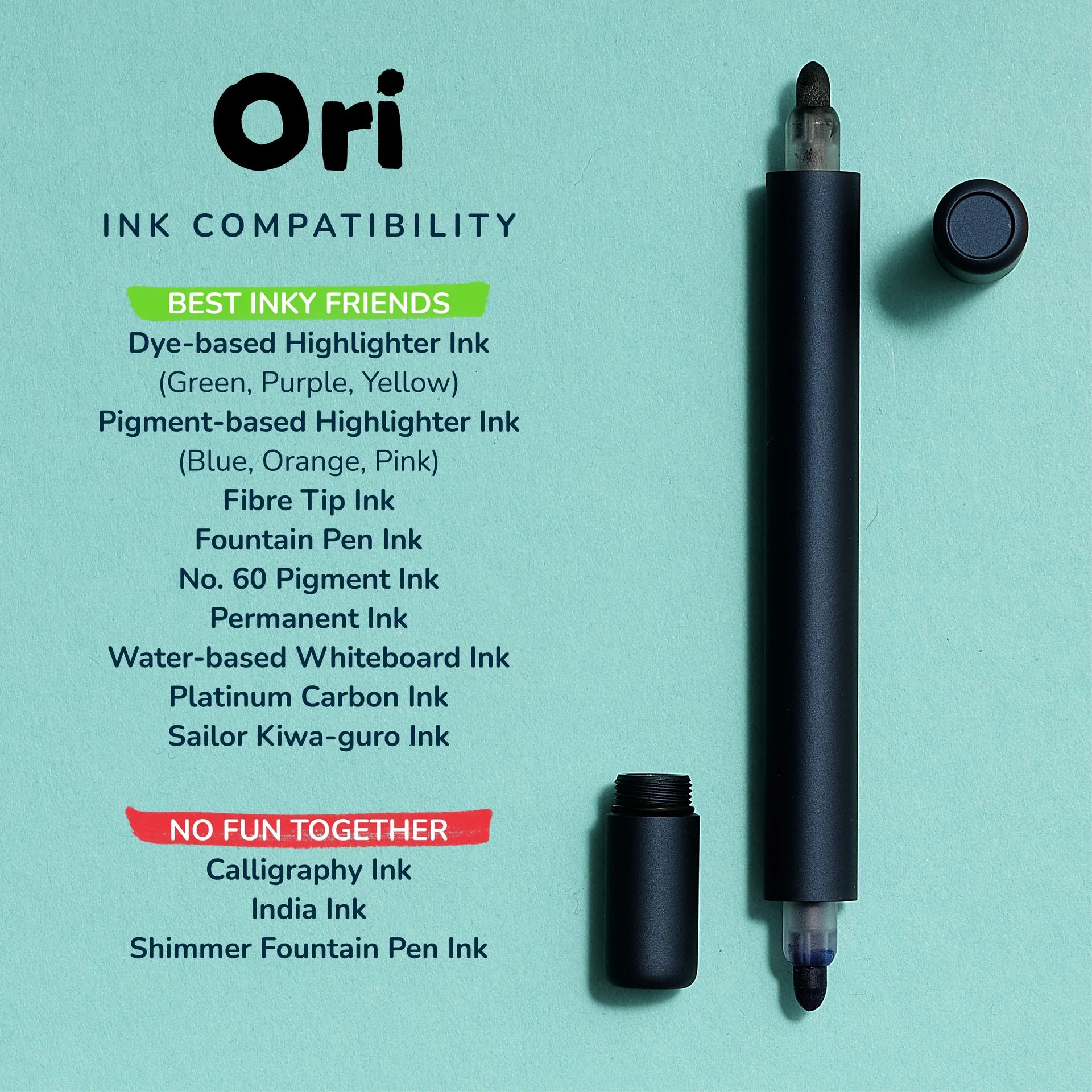 Ori Permanent – the infinitely refillable marker pen