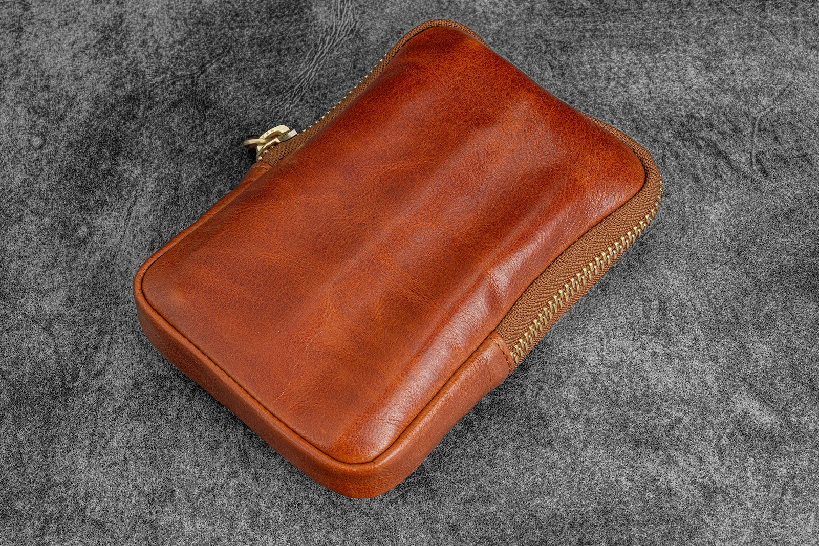 Legacy Collection Galen X Nock Co Leather Sinclair Pen Case - Deep Cognac