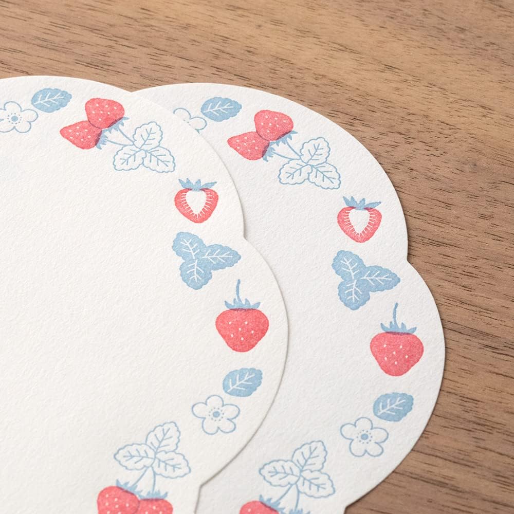 Letterpress Die-cut Strawberry