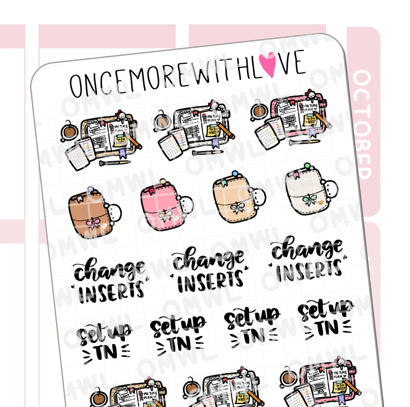 TN Stickers for Travelers' Notebooks