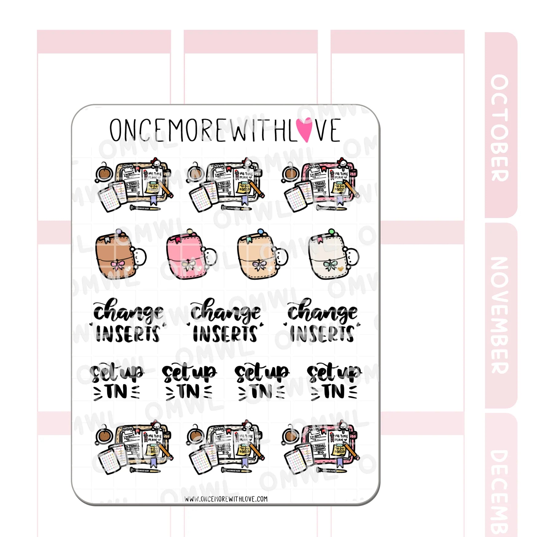 TN Stickers for Travelers' Notebooks