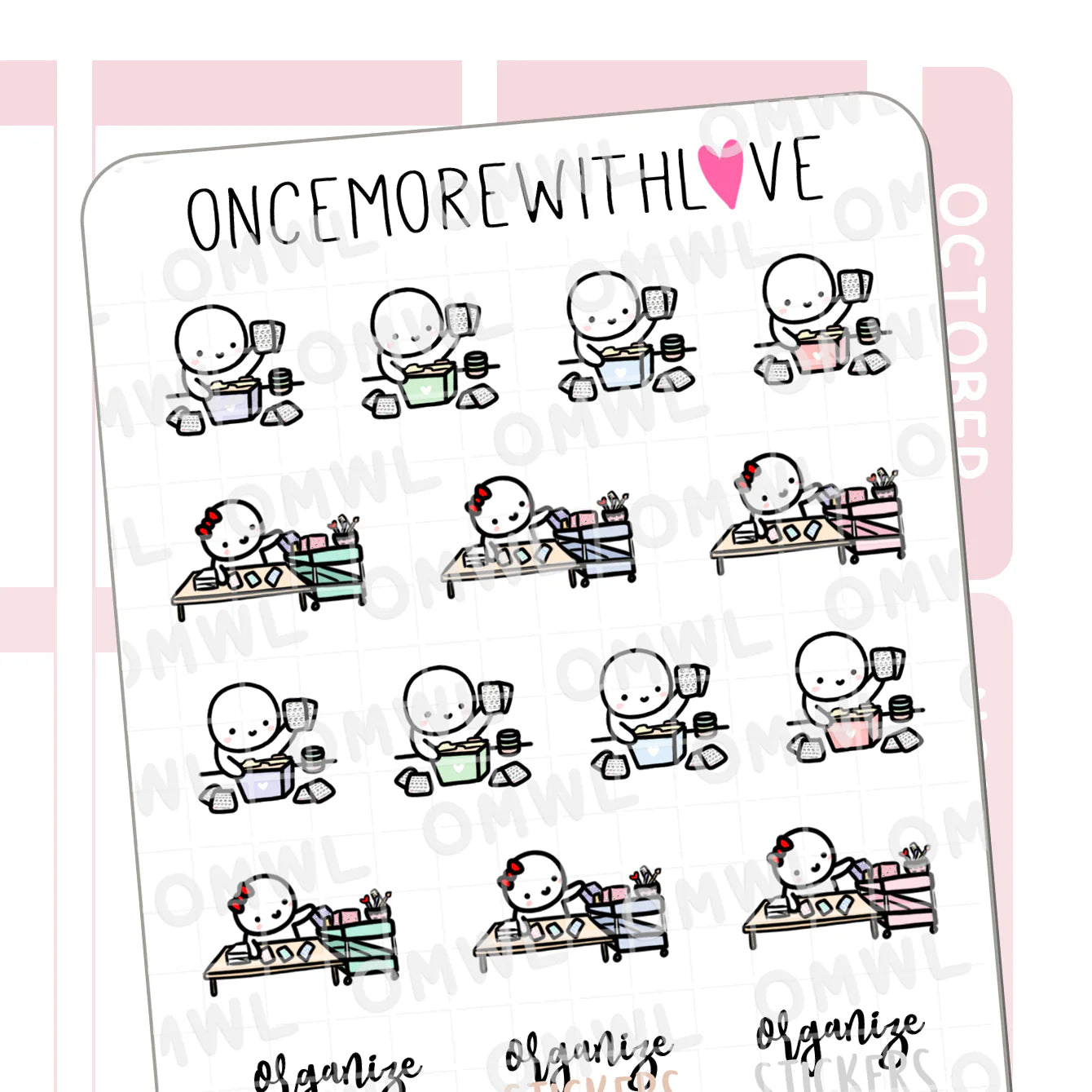 Organizing Stickers Time!