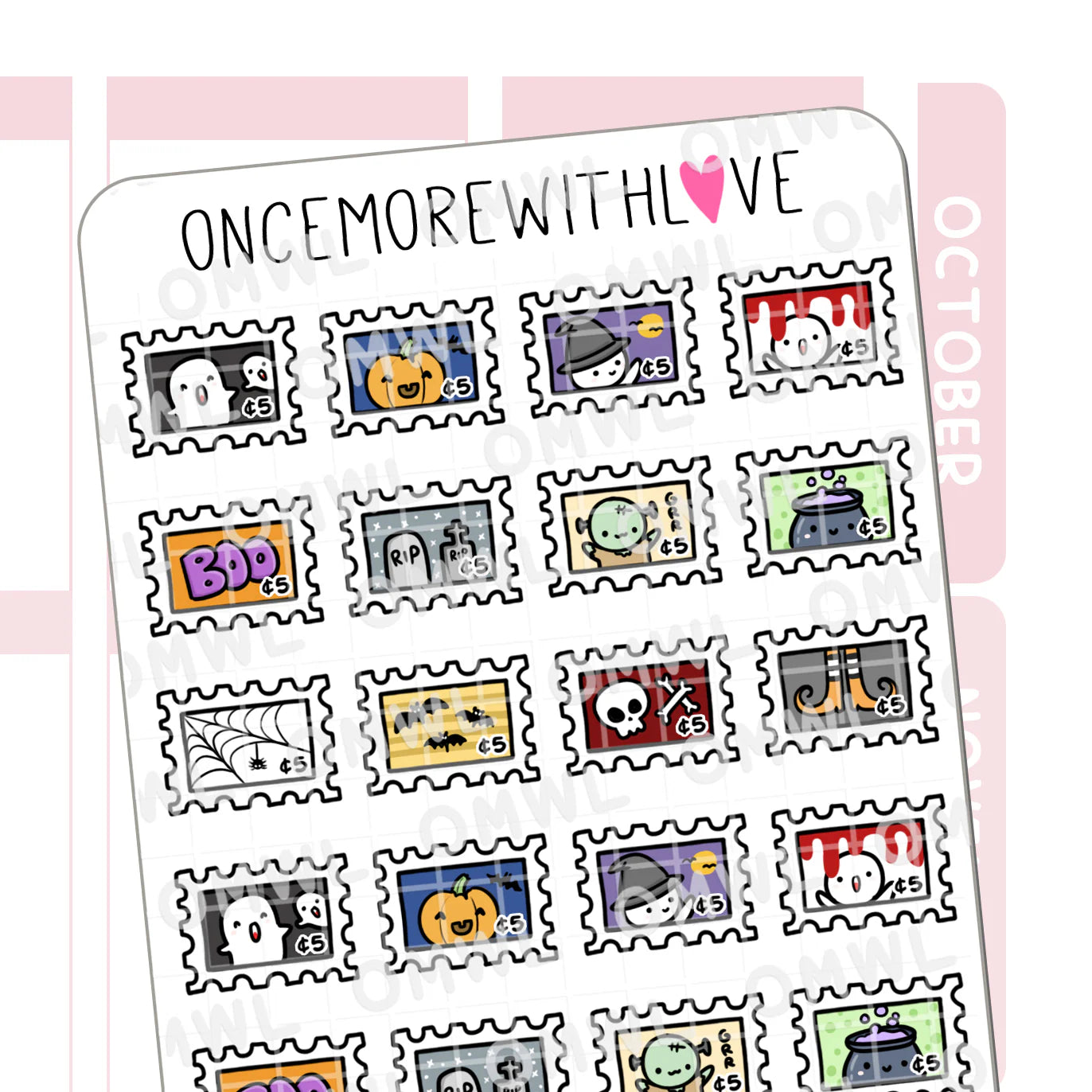 Halloween Stamps Deco