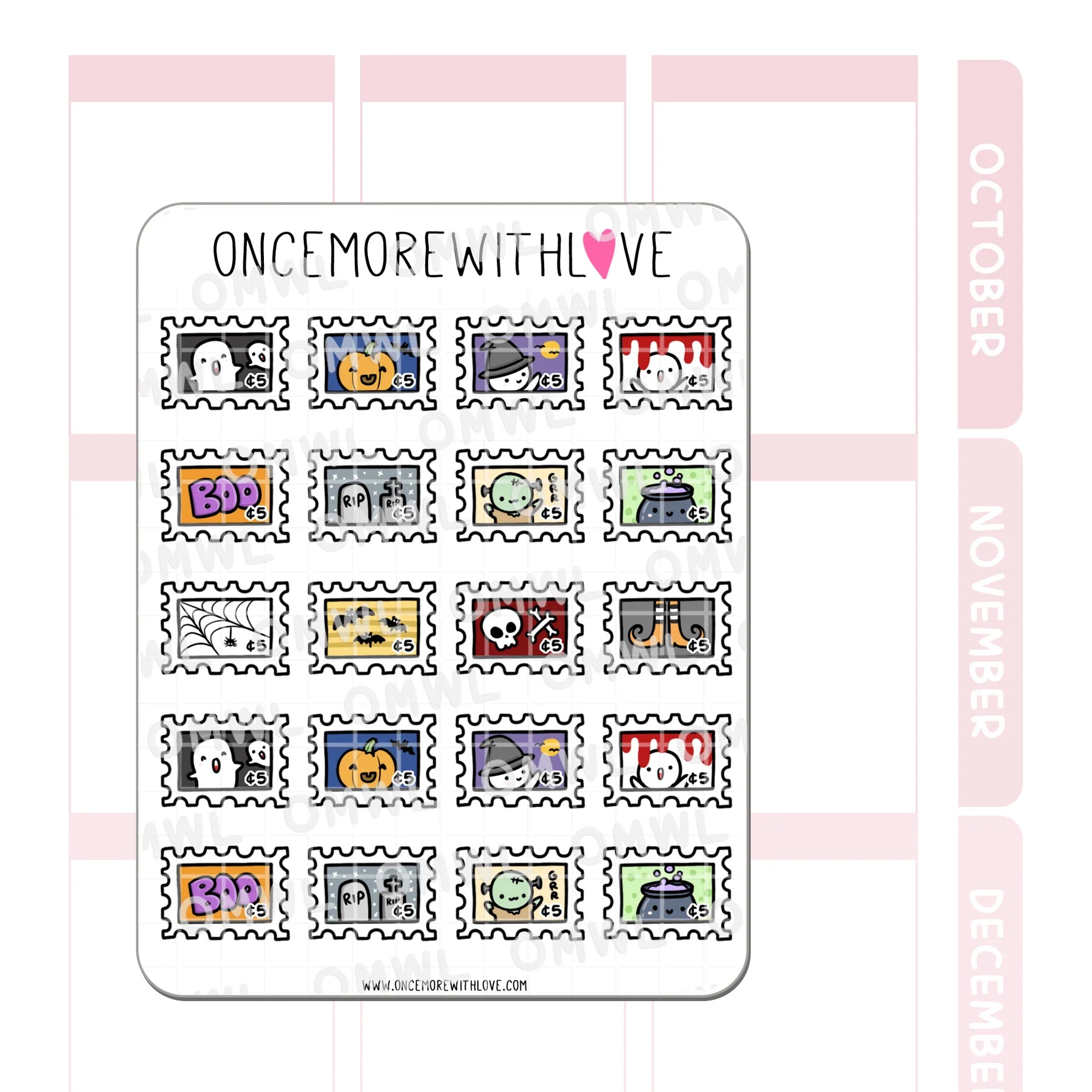 Halloween Stamps Deco