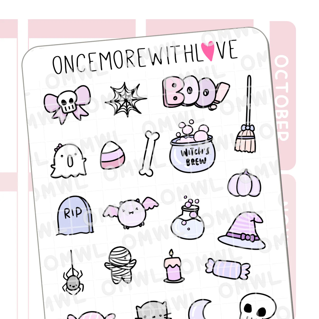 Pastel Halloween Deco