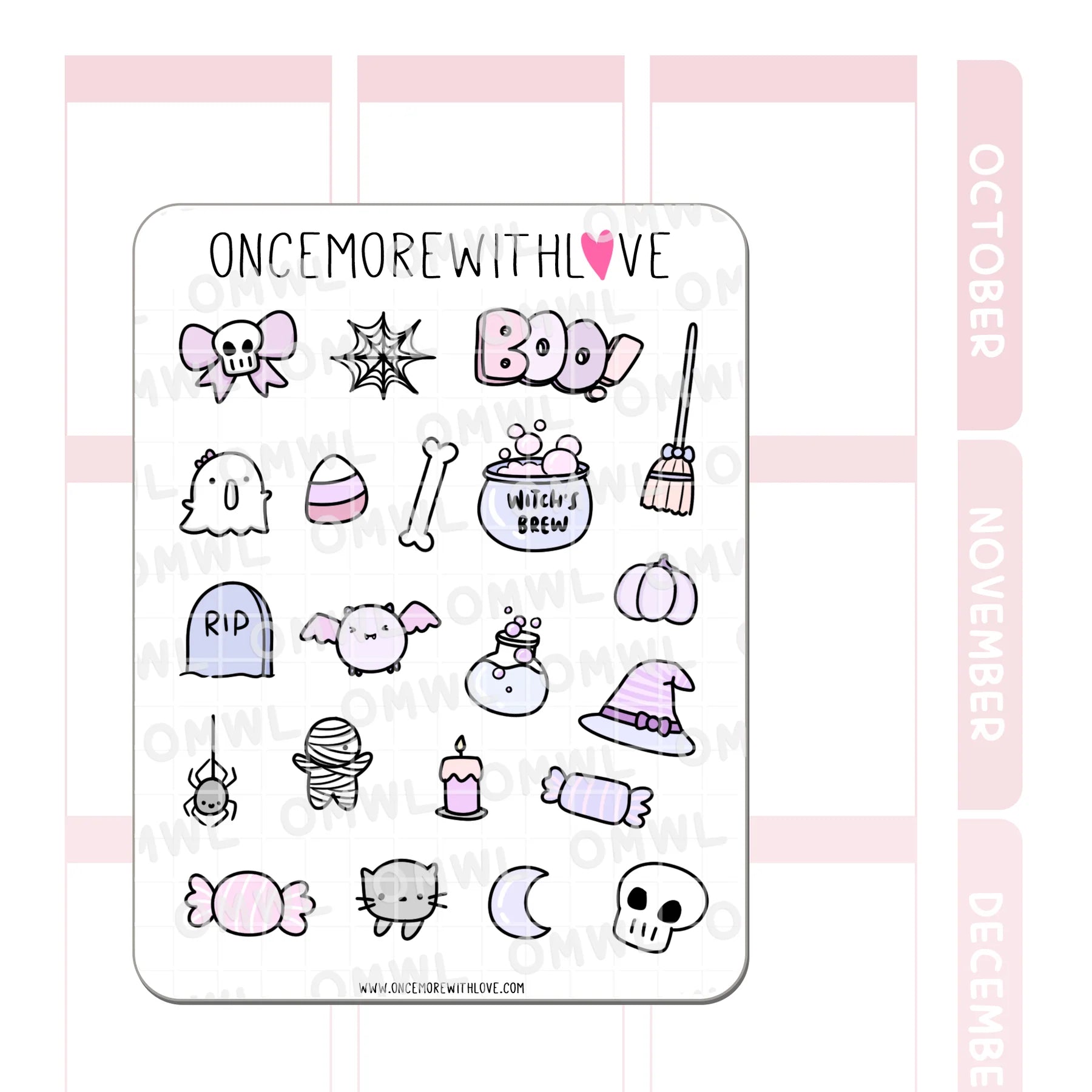 Pastel Halloween Deco