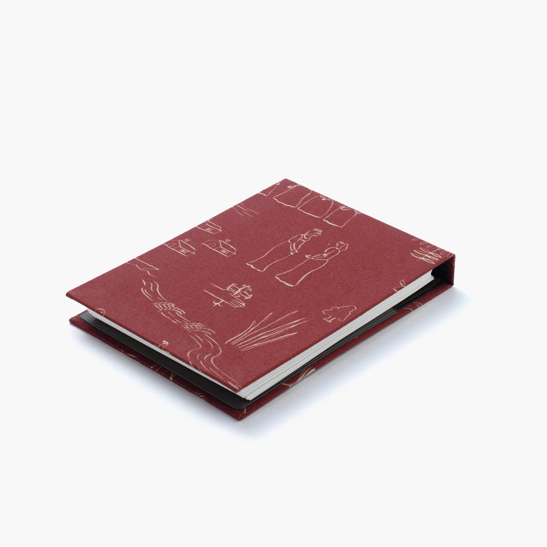 Mini Note Cover - Palmehuset / History (Burgundy)