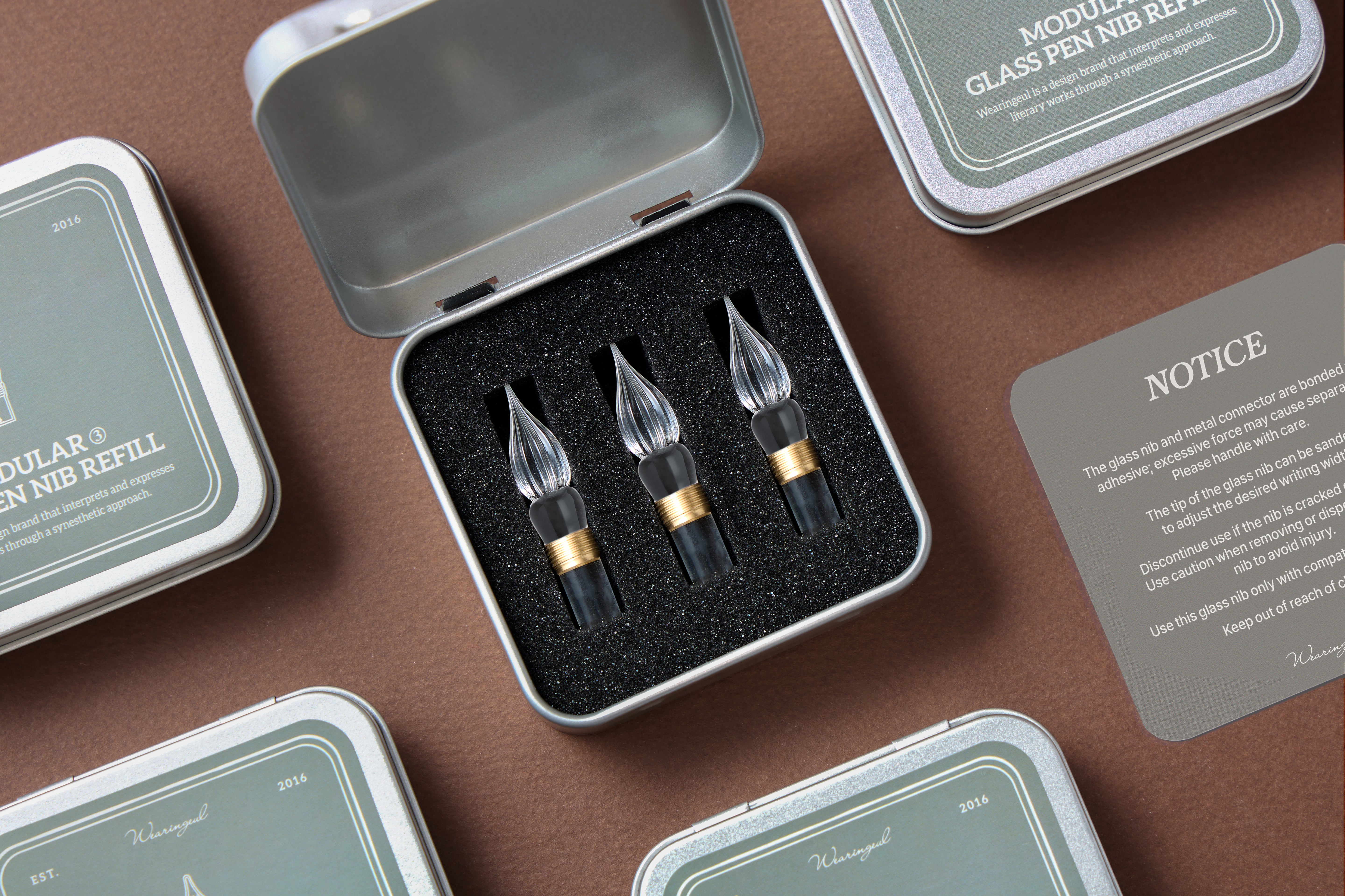 Modular Glass Pen Nib Refill
