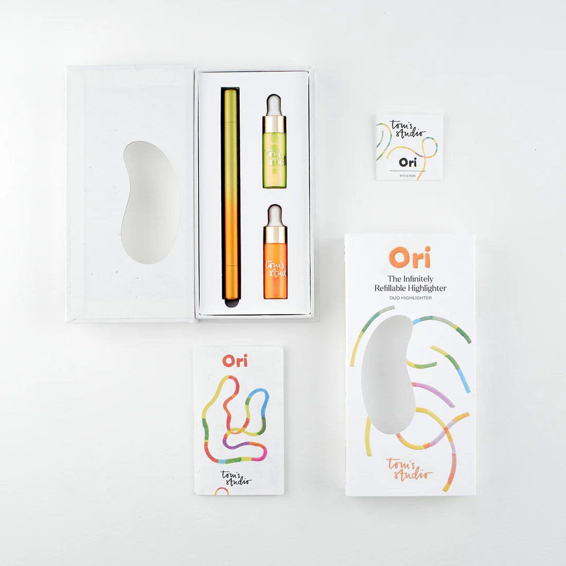 Ori – the infinitely refillable highlighter (Orange Yellow)