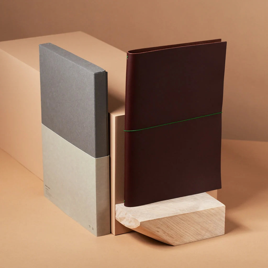 grand voyageur leather journal chestnut (a4)