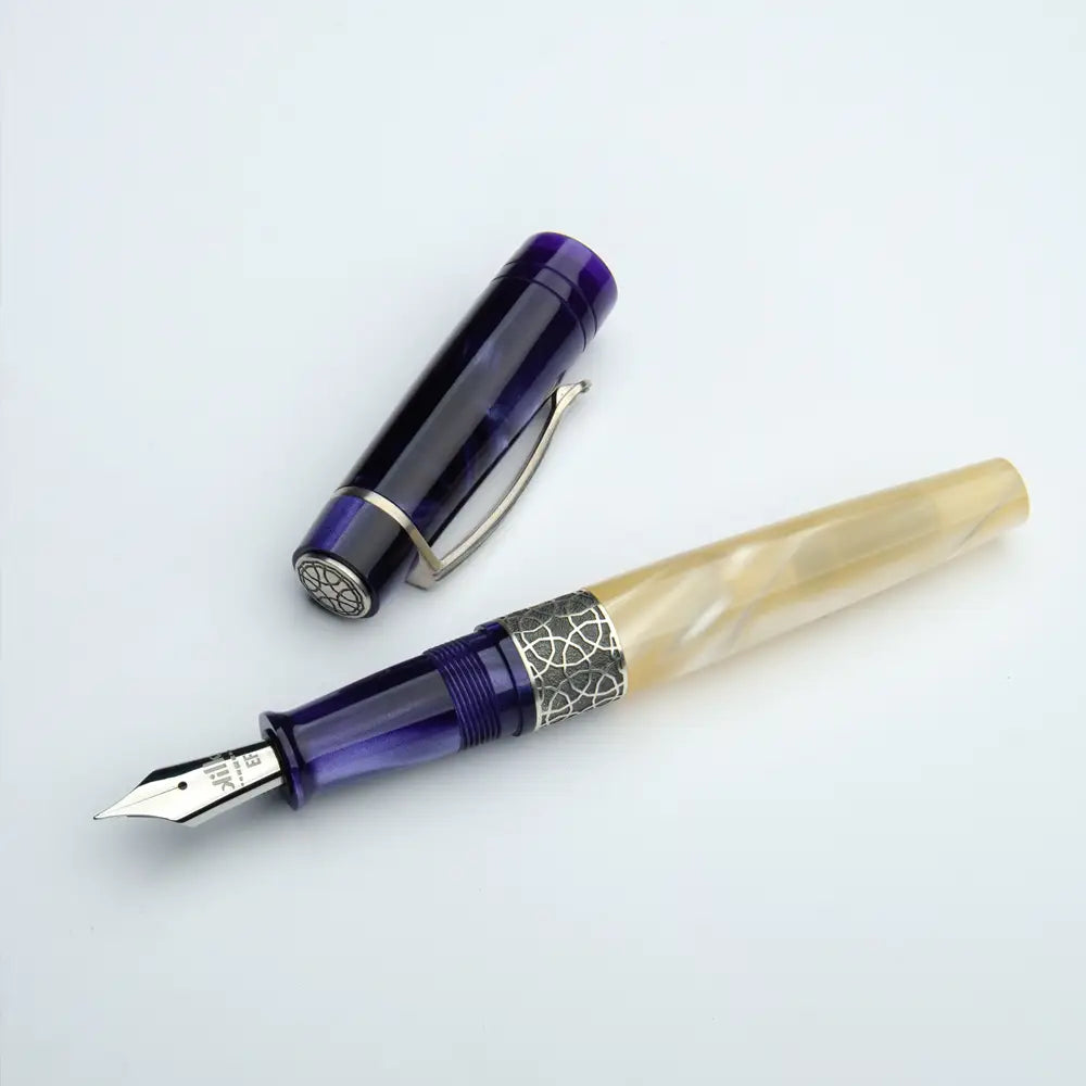 Celestial Cream & Purple