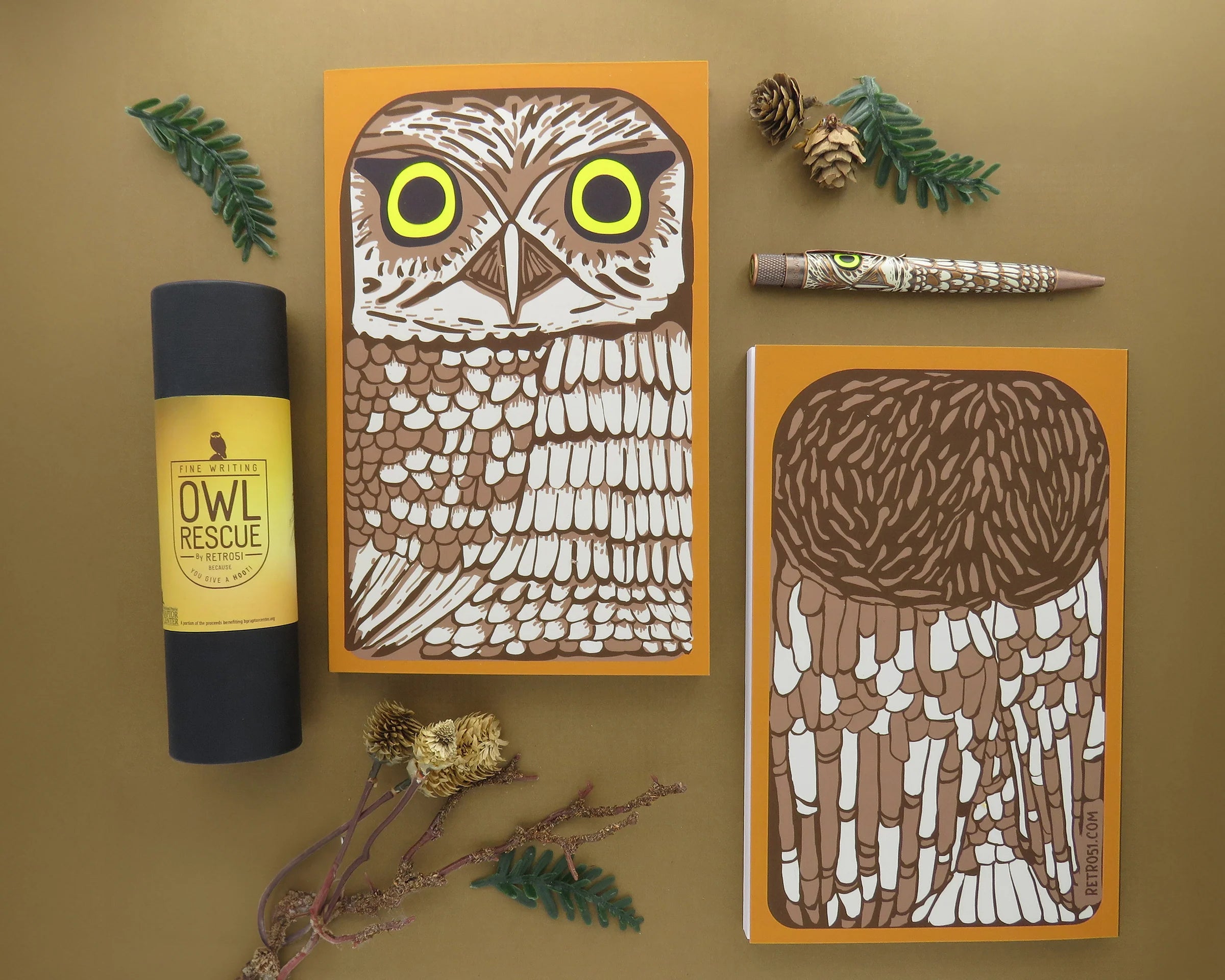 Owl Rescue Classic Notebook