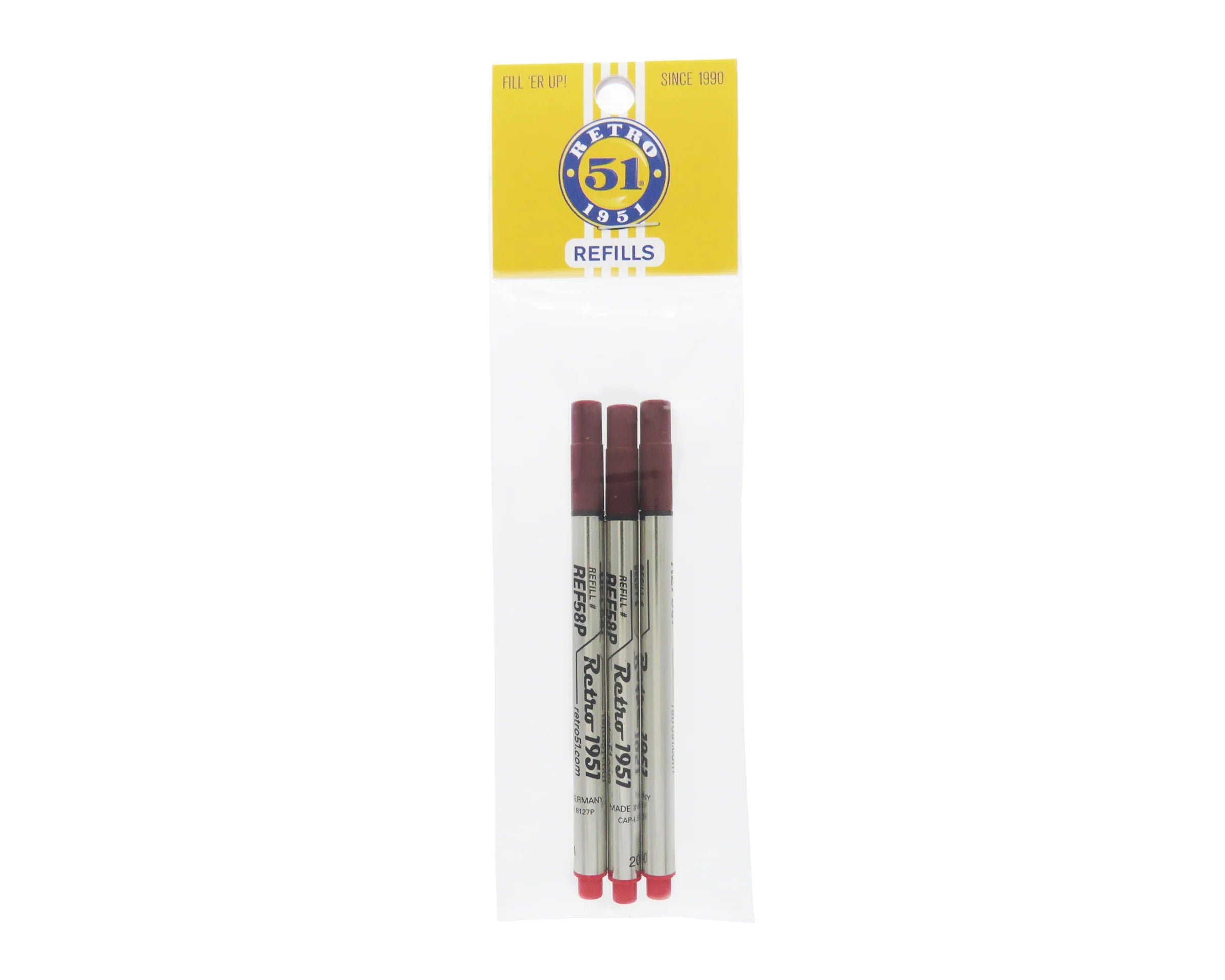 Capless Rollerball Refill 3pk