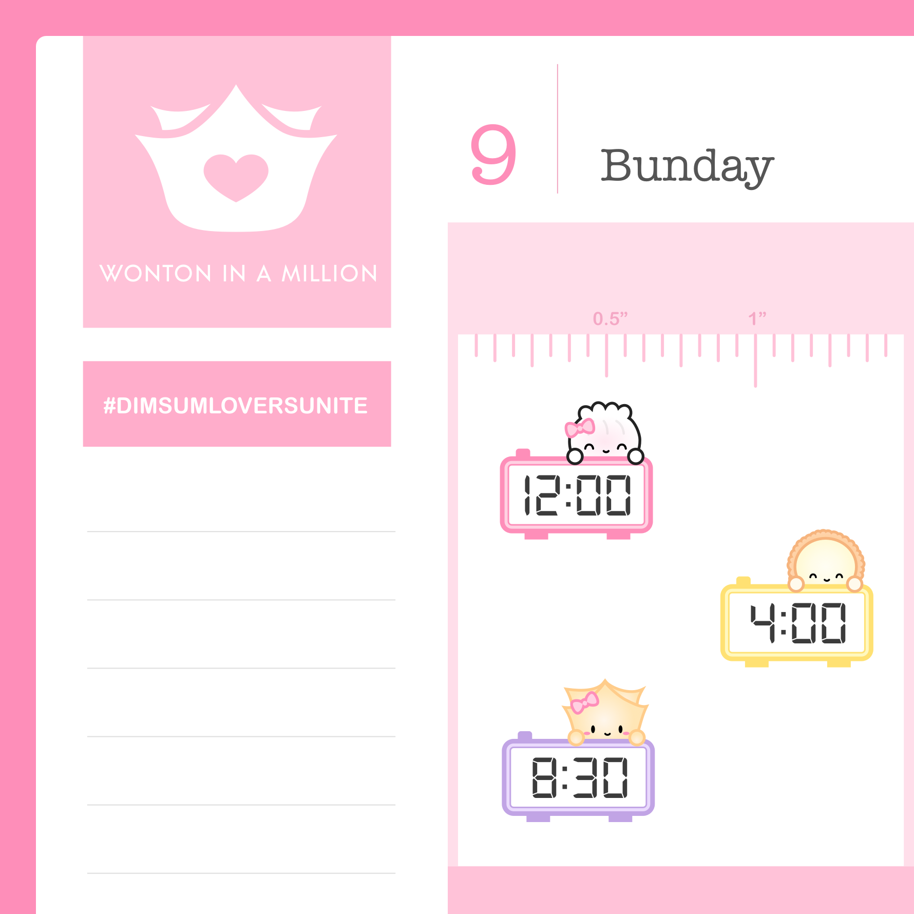 S358 | Digital Clocks Stickers