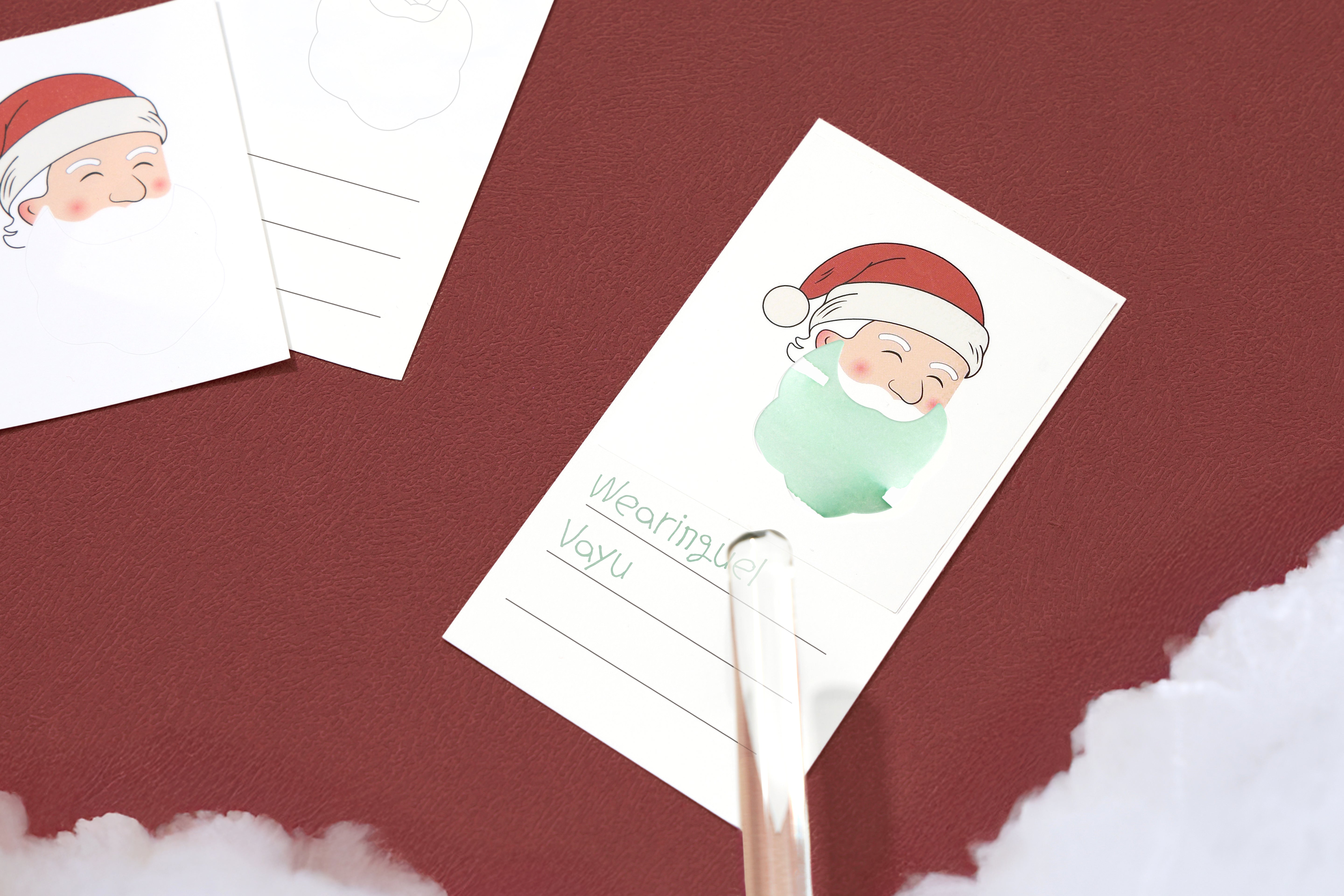 Santa Sticker Color Swatch