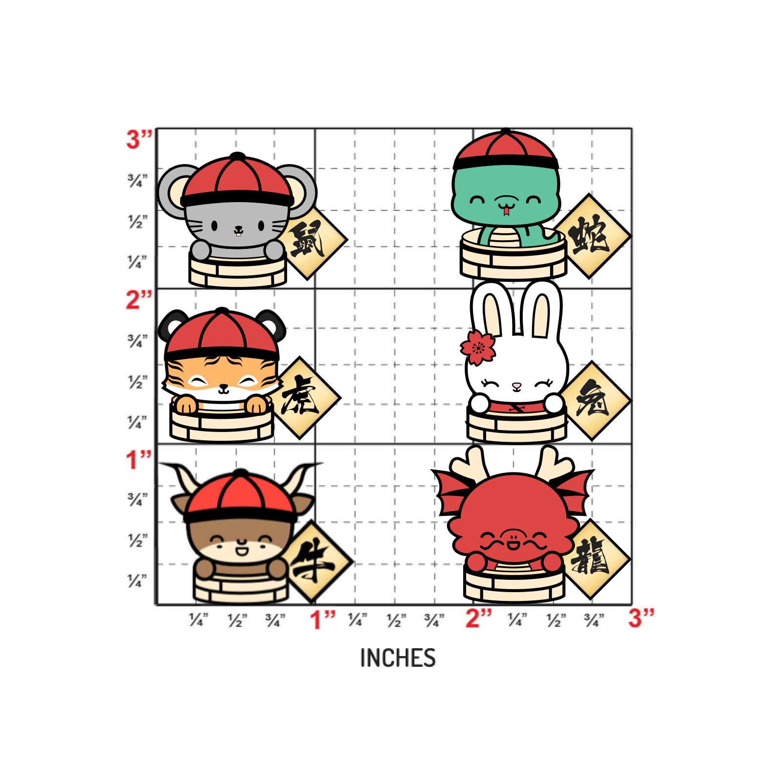 Enamel Pin - Zodiac Animals