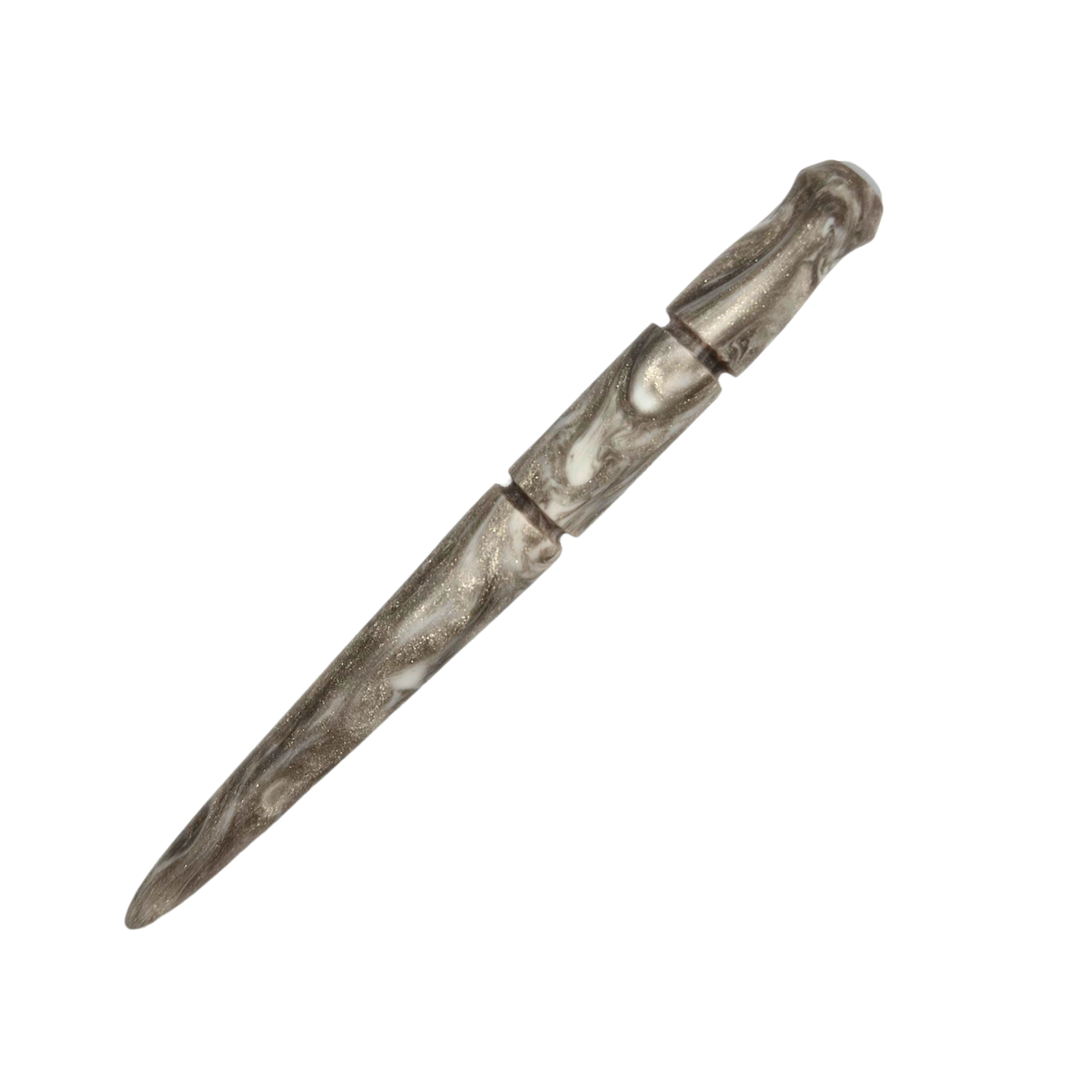 Contoured Nib Holder - White and Silver