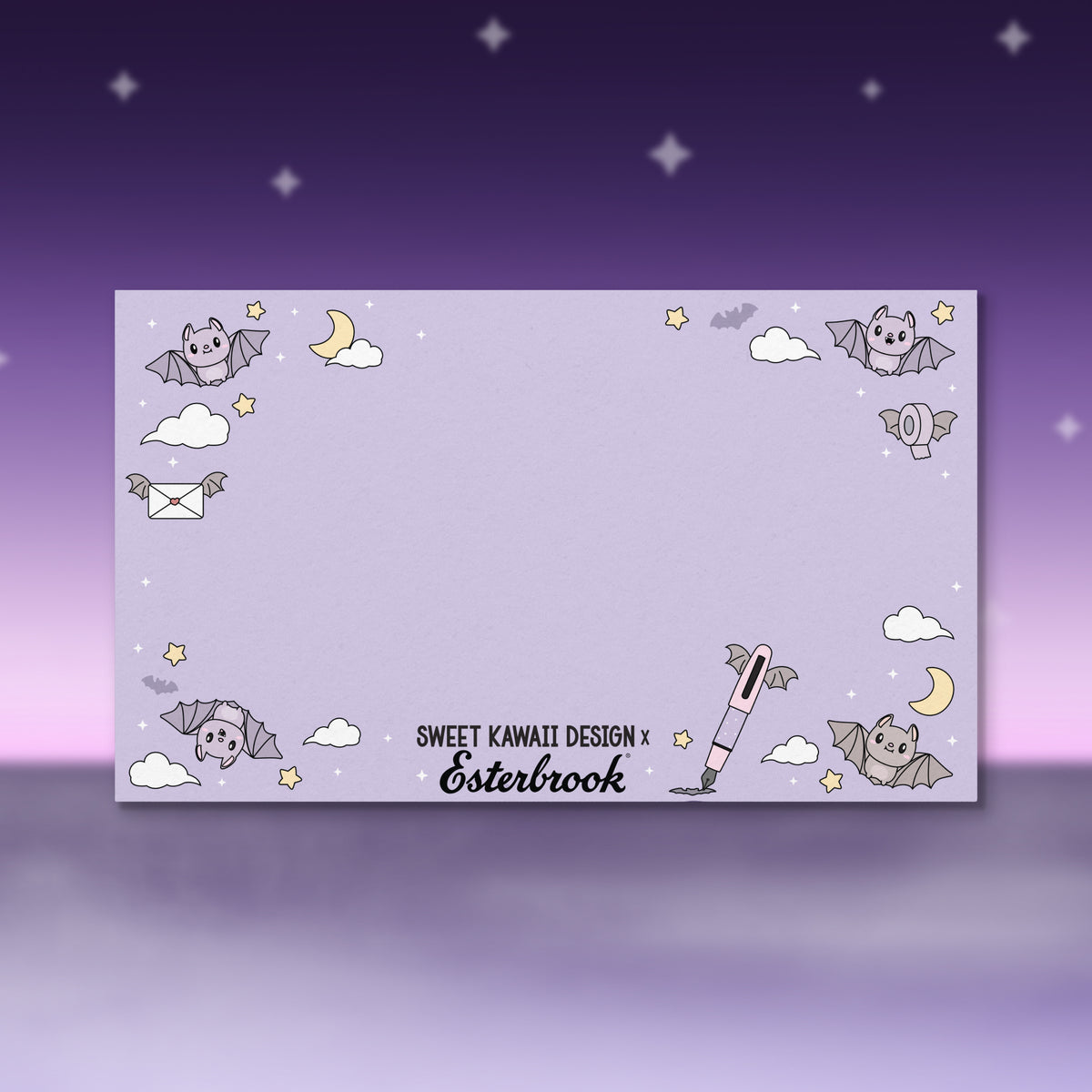 Pastel Halloween Blotter Paper