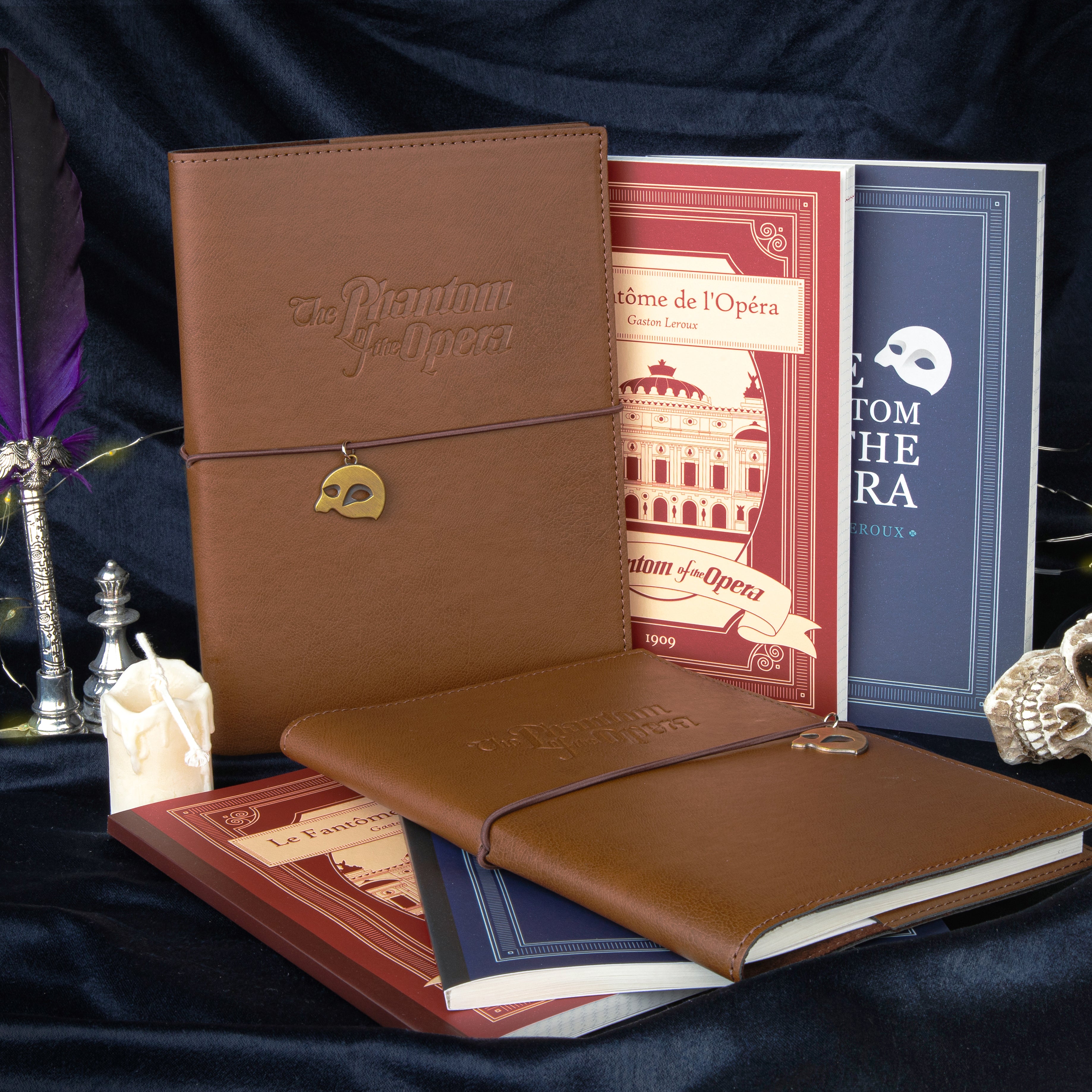 The Phantom of the Opera Nobile Journal (Leather)