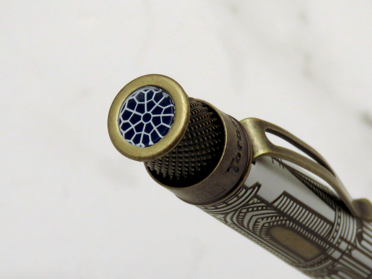 Tornado™ Vintage Metalsmith - Cathedral Rollerball Pen
