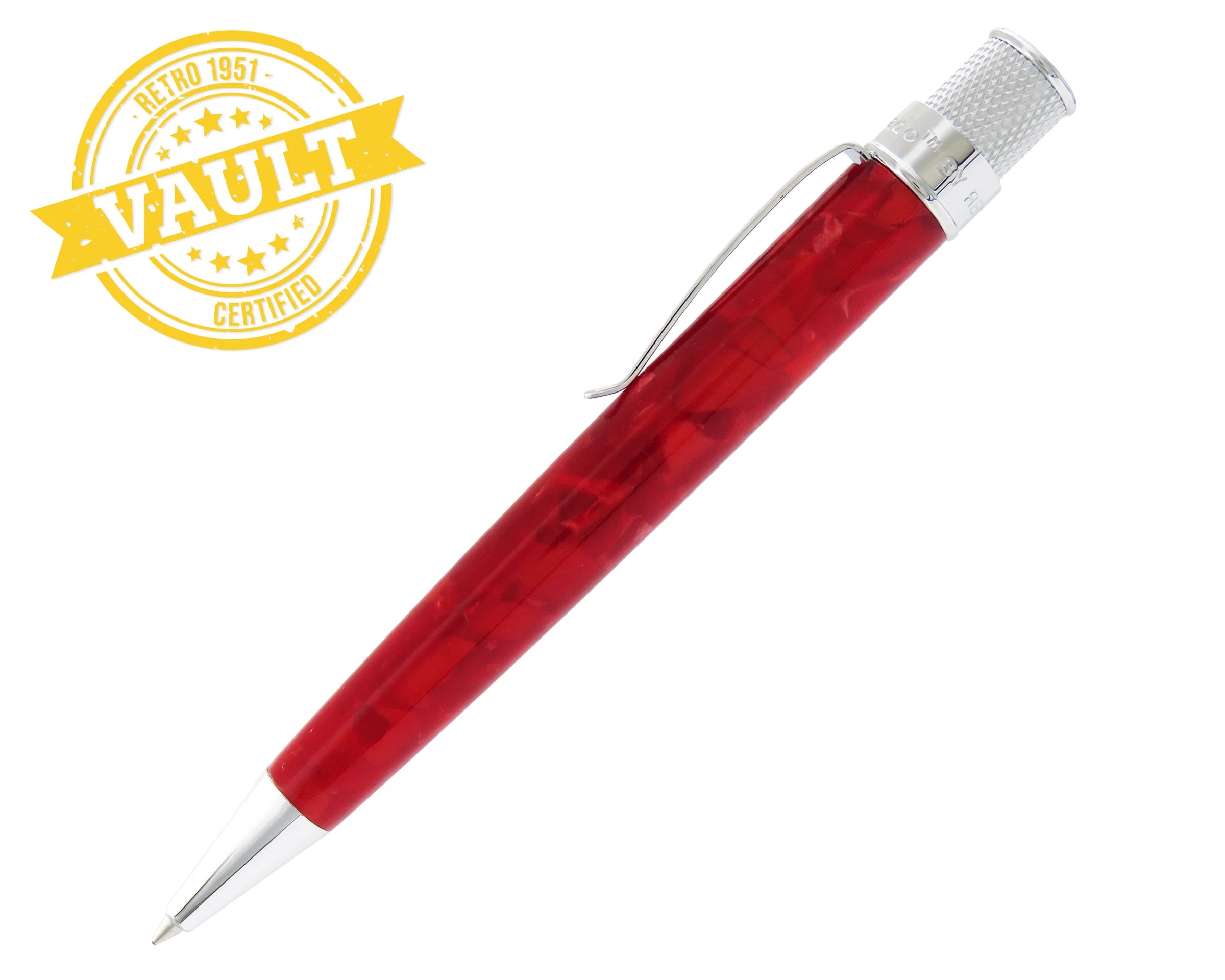 Retro51 Vault - Ruby Red Acrylic Tornado™ Rollerball