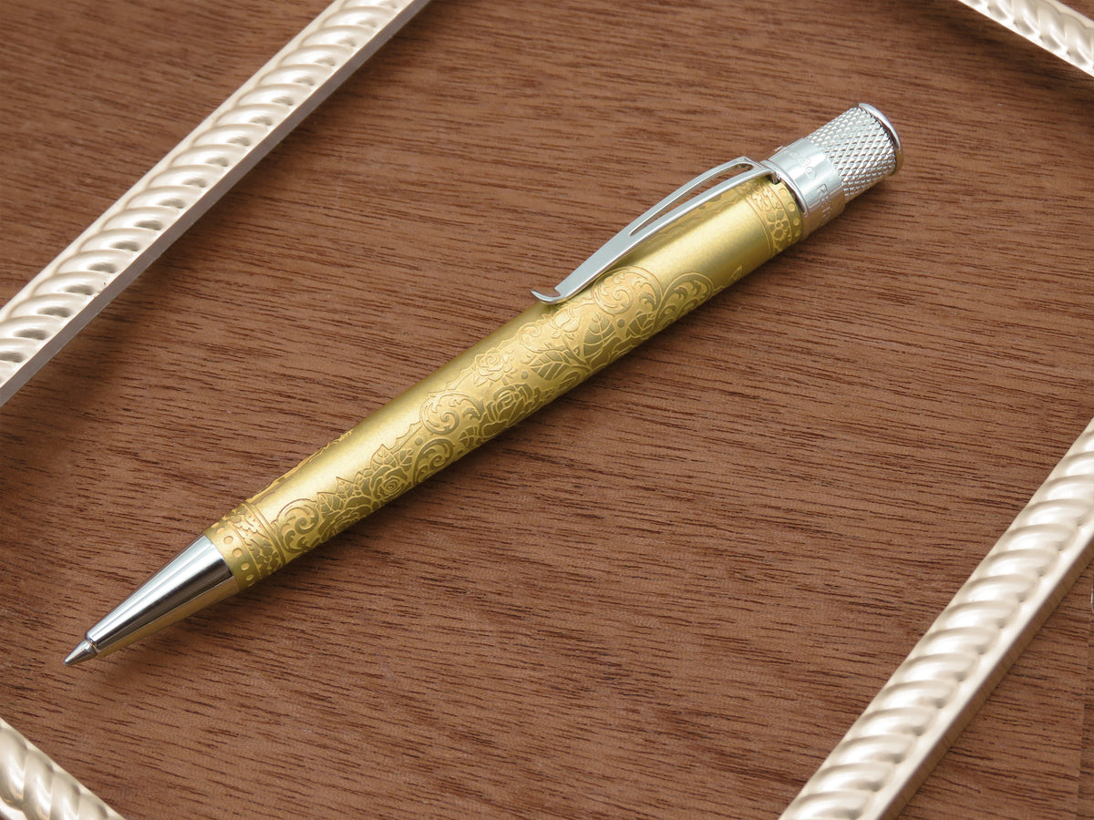 Tornado™ Vintage Metalsmith - Vintage Rose Rollerball Pen