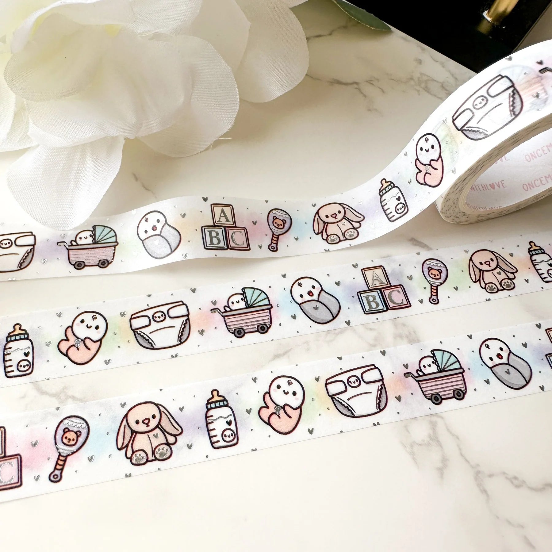 Bundle of Joy + Glossy Silver Foil (15mm)