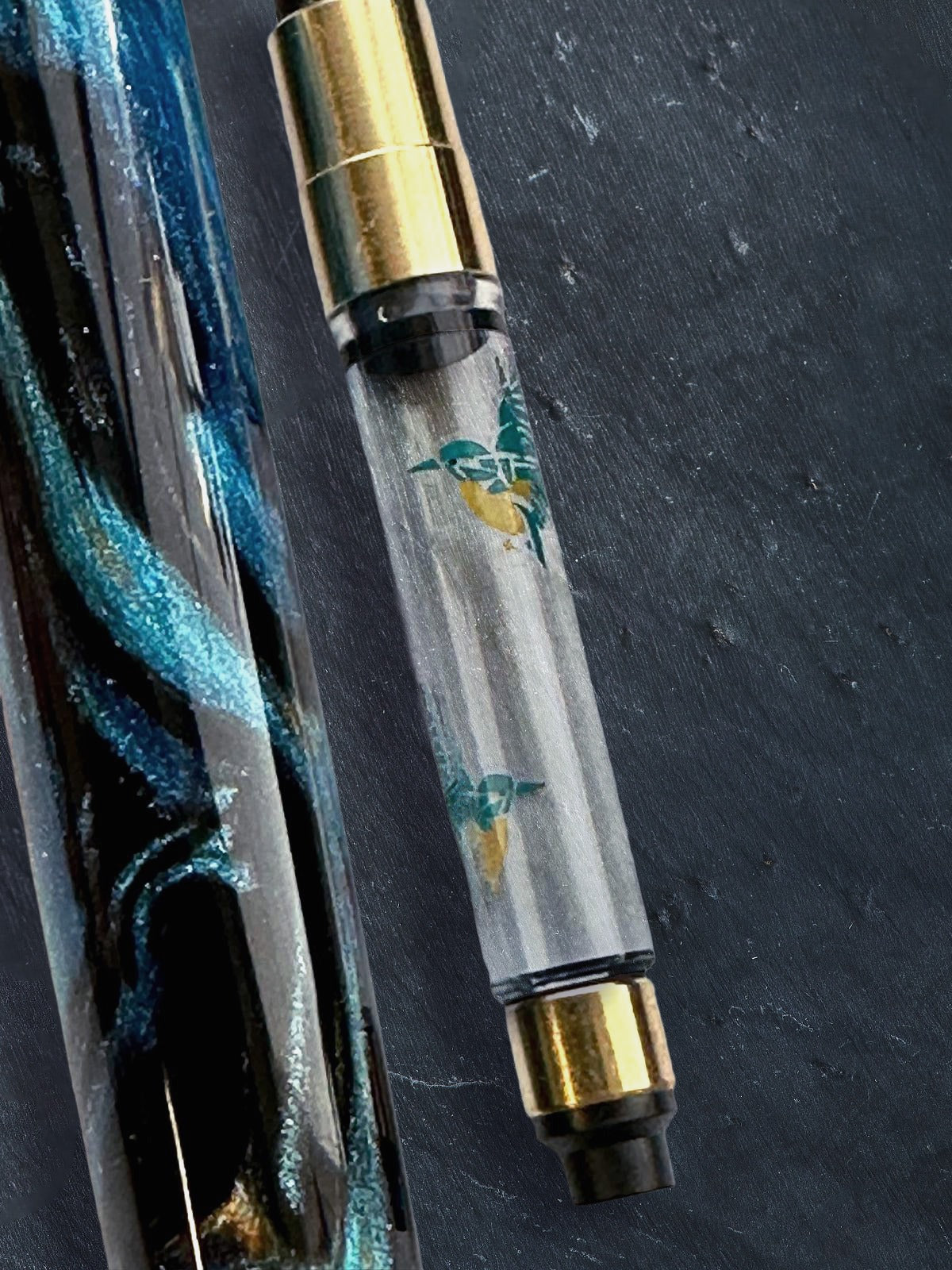 Esterbrook X Bungubox Kachofugetsu Kingfisher Estie (DiamondCast)