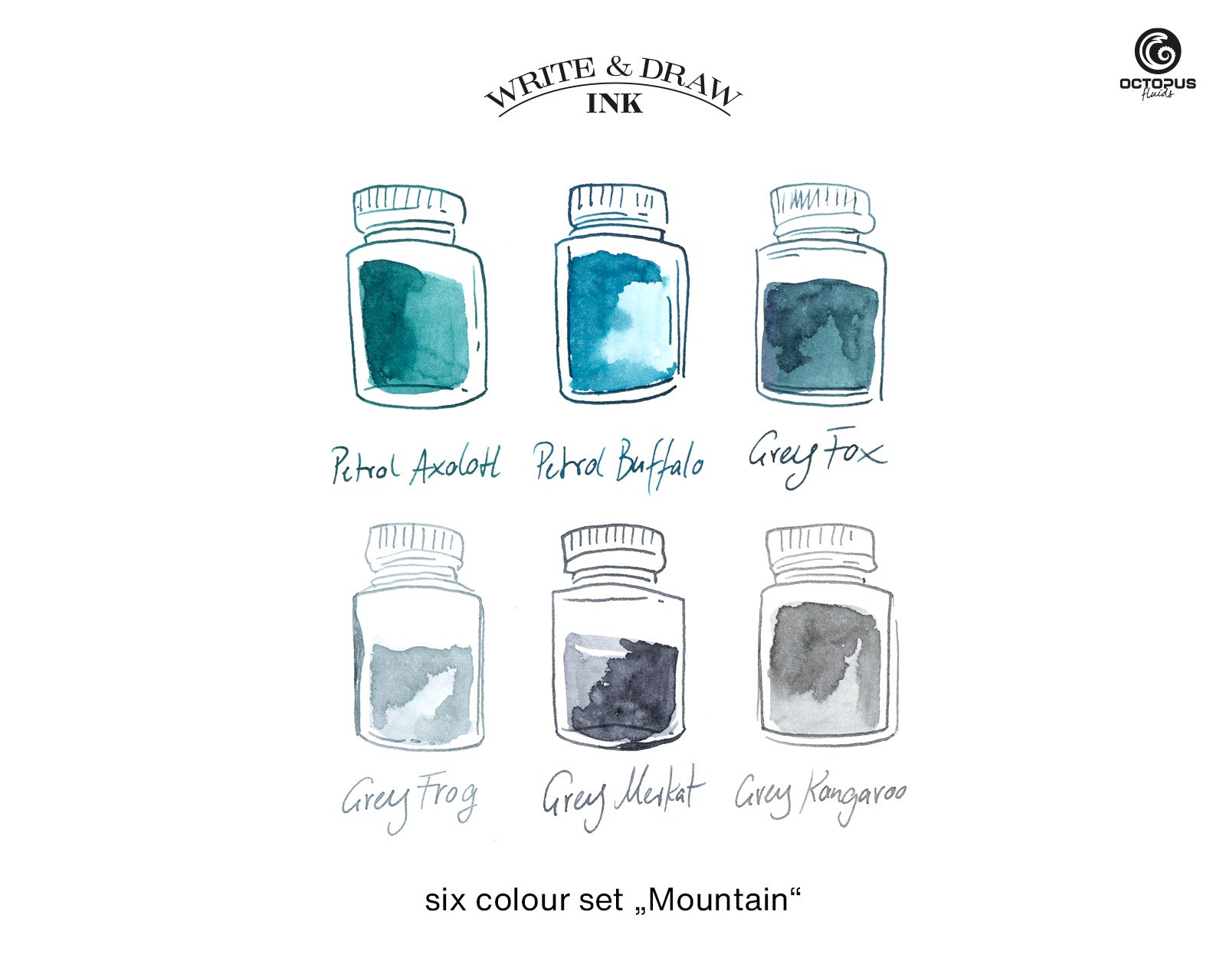 Write and Draw Ink Set (Mountain)