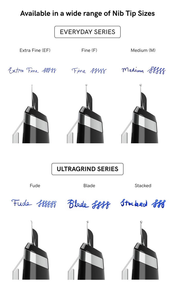 Phantom Retractable Fountain Pen - Specialty Grinds