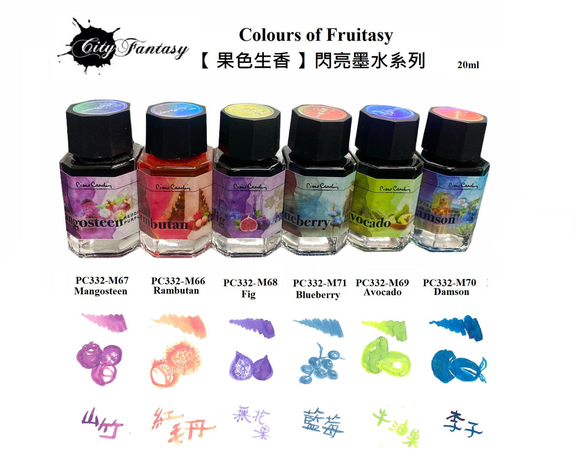 Colors of Fruitasy Ink Set