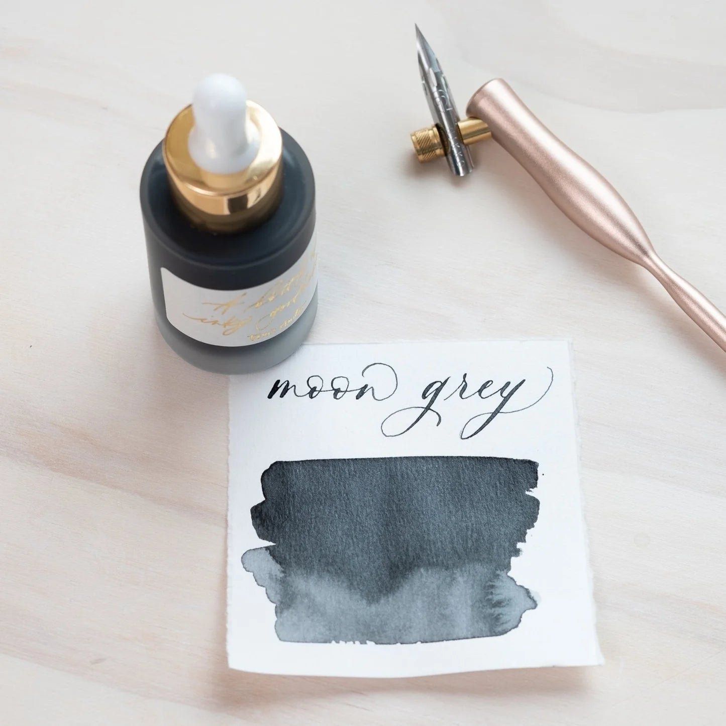 Moon Grey Calligraphy Ink