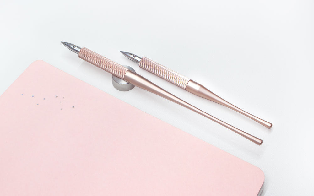 Shuttle Nib Holder (Rose Gold & Black)