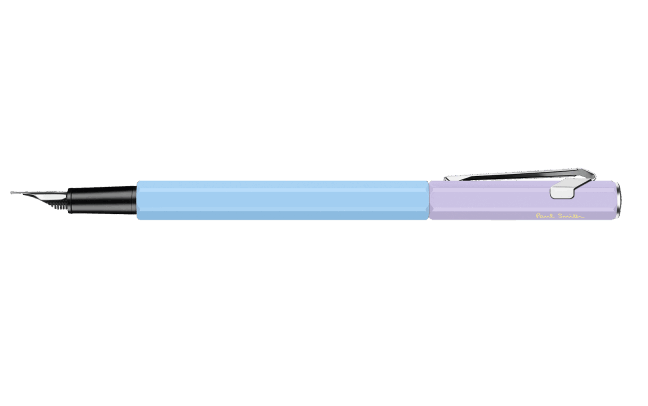 849™ PAUL SMITH Sky Blue & Lavender Purple Fountain Pen (F) - Limited Edition